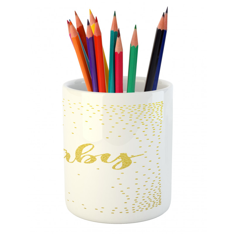 Sparsed Dot Pencil Pen Holder