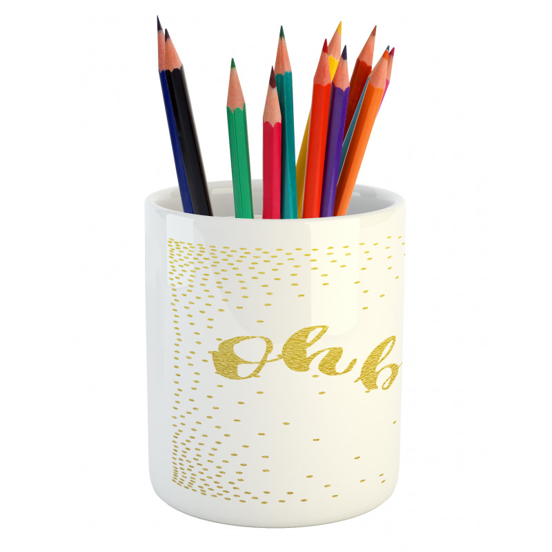 Sparsed Dot Pencil Pen Holder