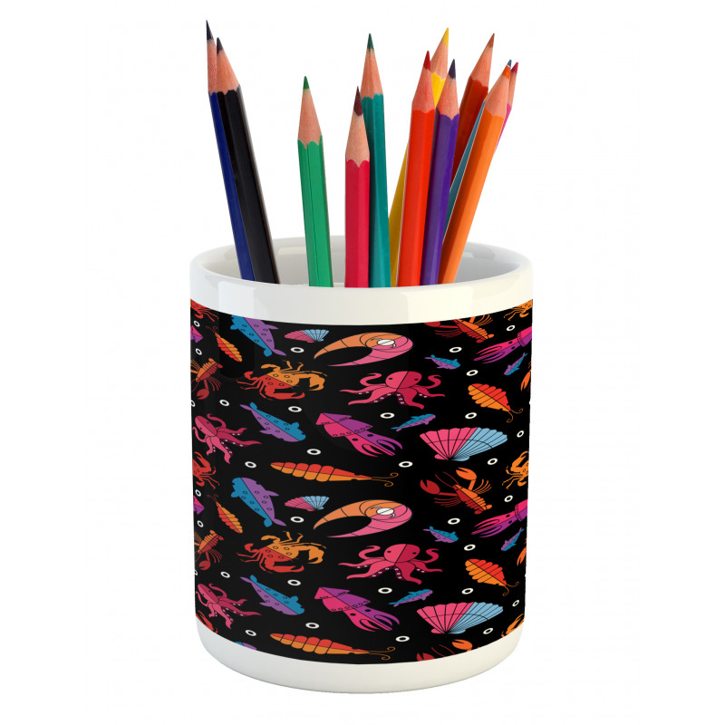 Wildlife Creatures Pencil Pen Holder