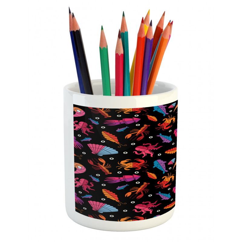 Wildlife Creatures Pencil Pen Holder