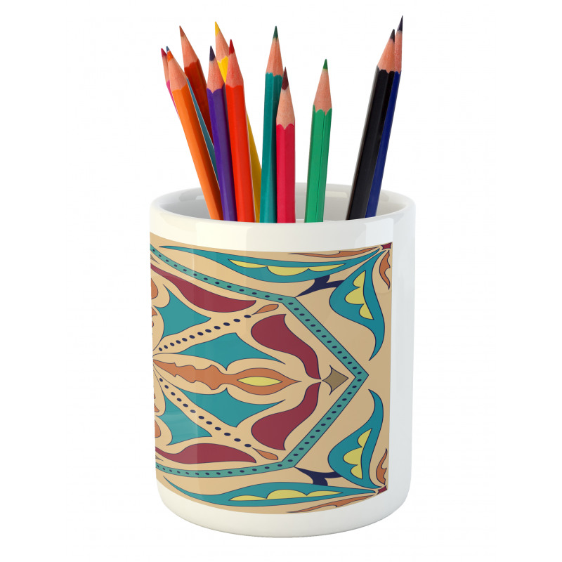 Azulejo Talavera Pencil Pen Holder