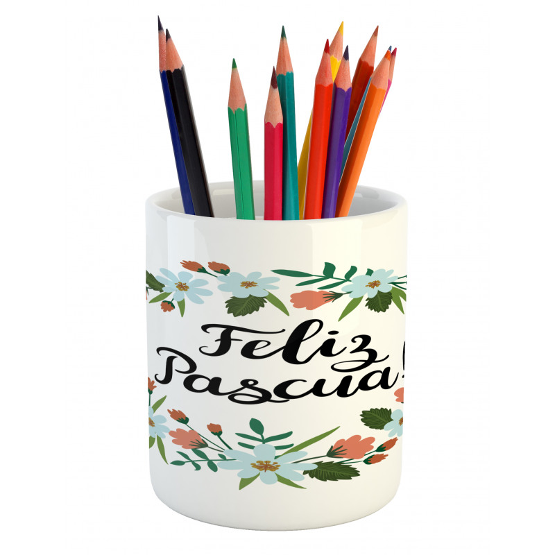 Feliz Pascua Easter Pencil Pen Holder