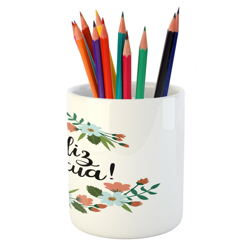 Feliz Pascua Easter Pencil Pen Holder