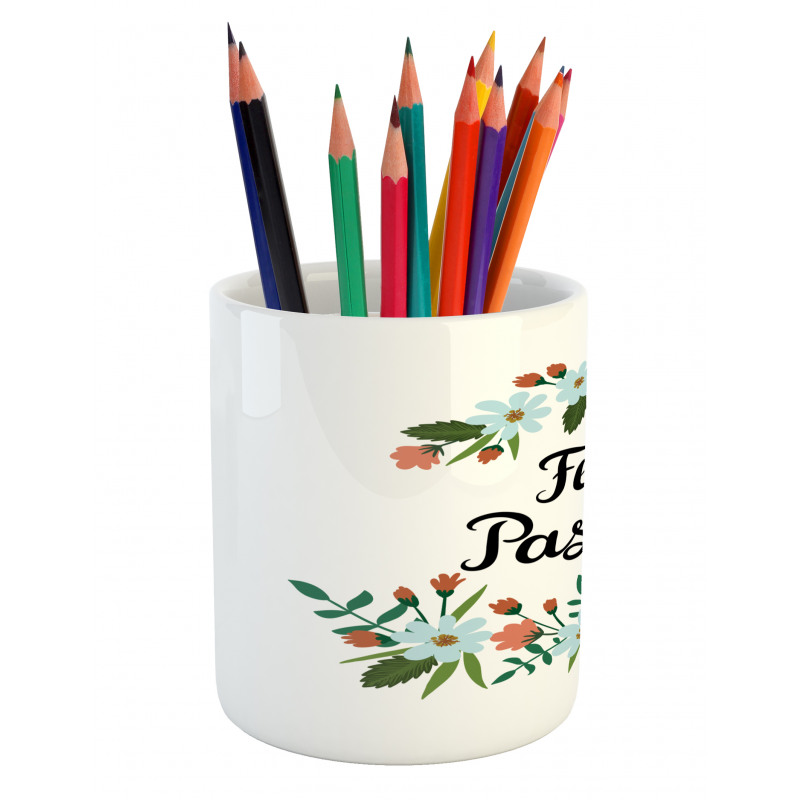 Feliz Pascua Easter Pencil Pen Holder