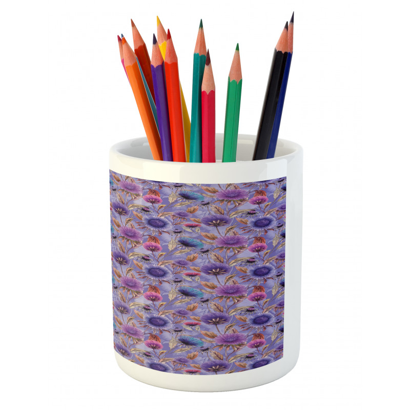 Ornamental Spring Garden Pencil Pen Holder