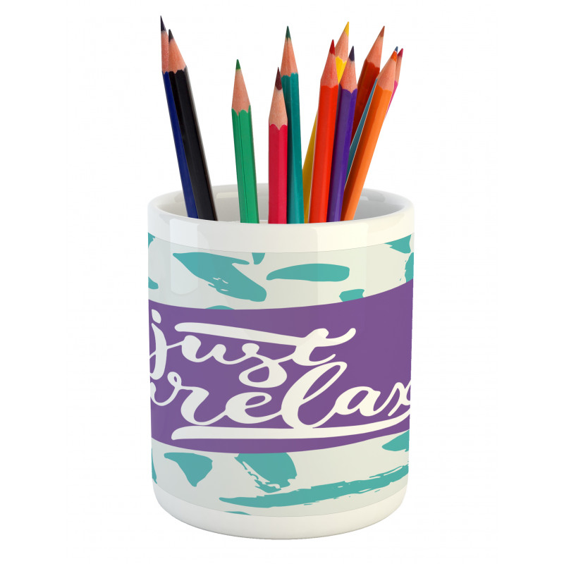 Calligraphic Message Pencil Pen Holder