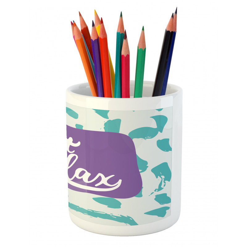 Calligraphic Message Pencil Pen Holder