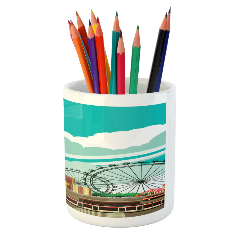 Downtown Panaroma Pencil Pen Holder