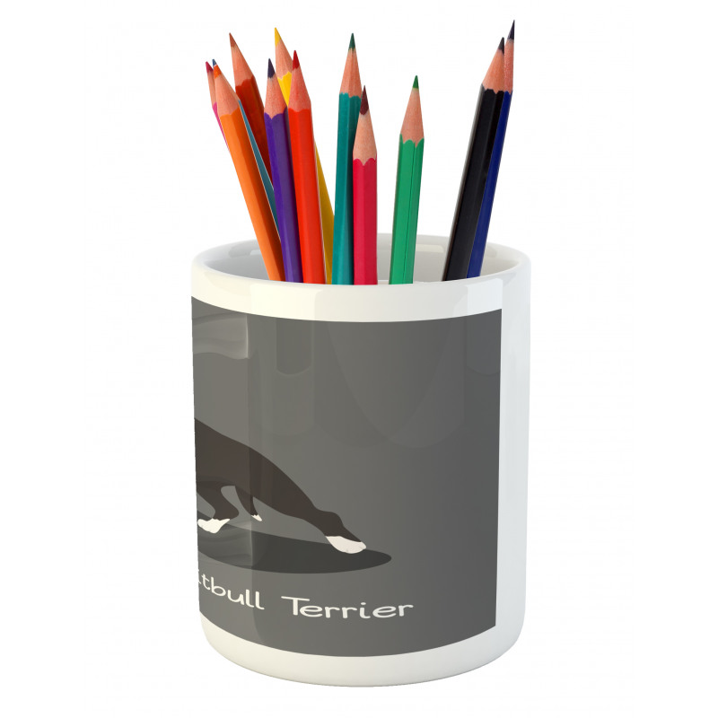 American Cartoon Terrier Pencil Pen Holder