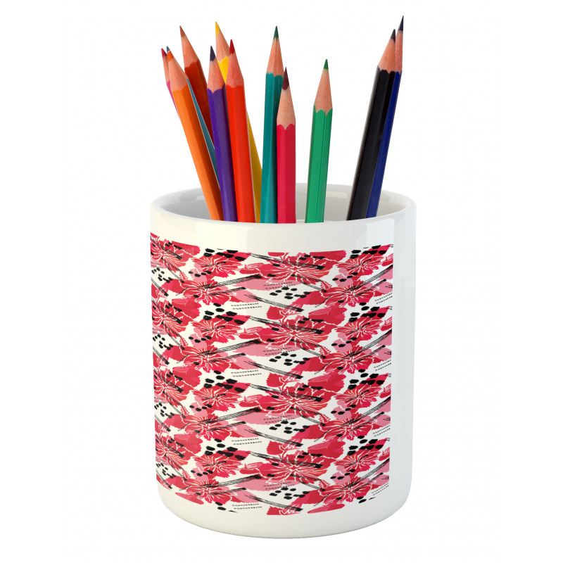 Flower of Hawaiian Jungles Pencil Pen Holder