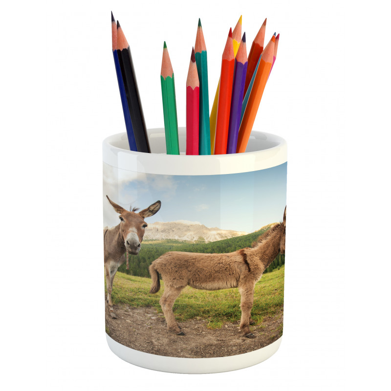 Dolomites Italy Countryside Pencil Pen Holder