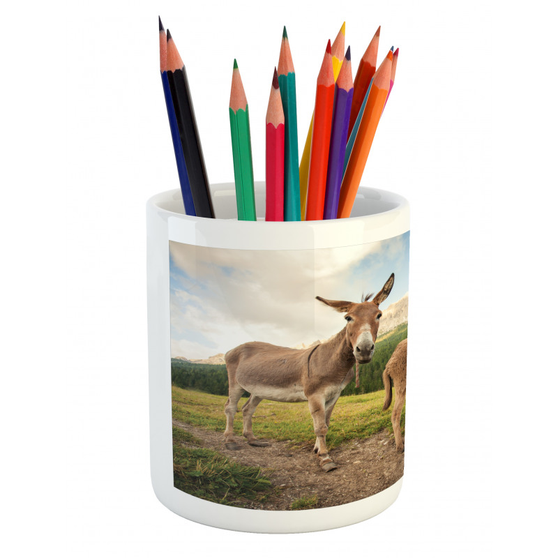 Dolomites Italy Countryside Pencil Pen Holder