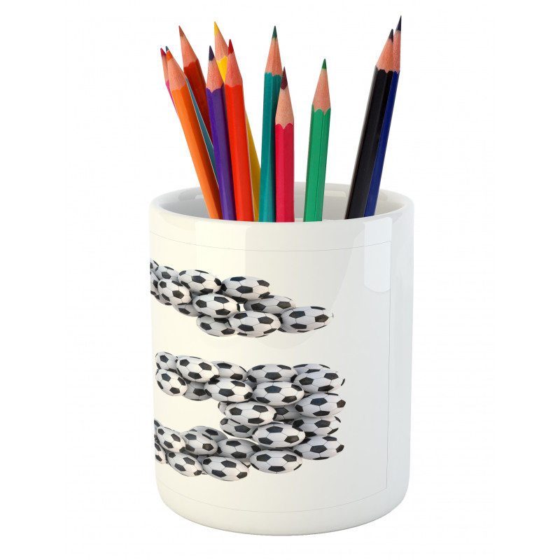 Soccer Arrangement Pencil Pen Holder