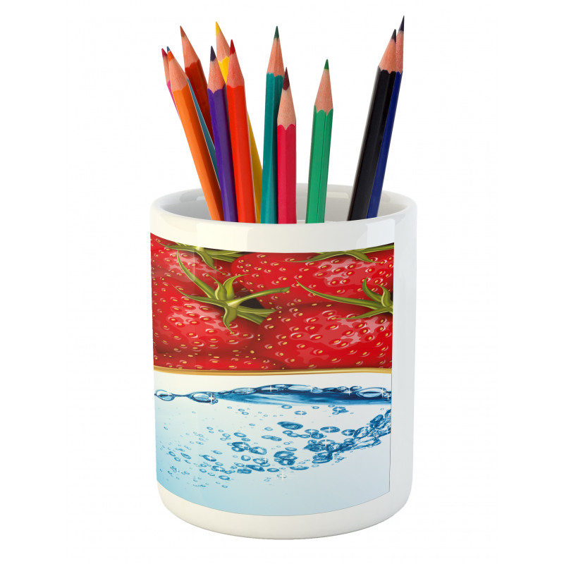 Summer Fruit and Water Pencil Pen Holder