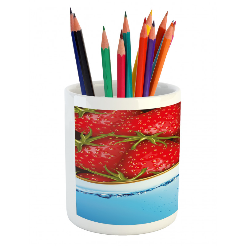 Summer Fruit and Water Pencil Pen Holder