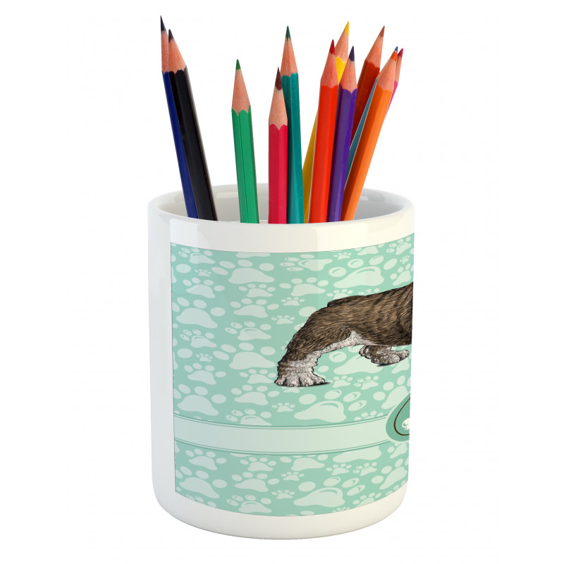 Detailed Pet Animal Pencil Pen Holder