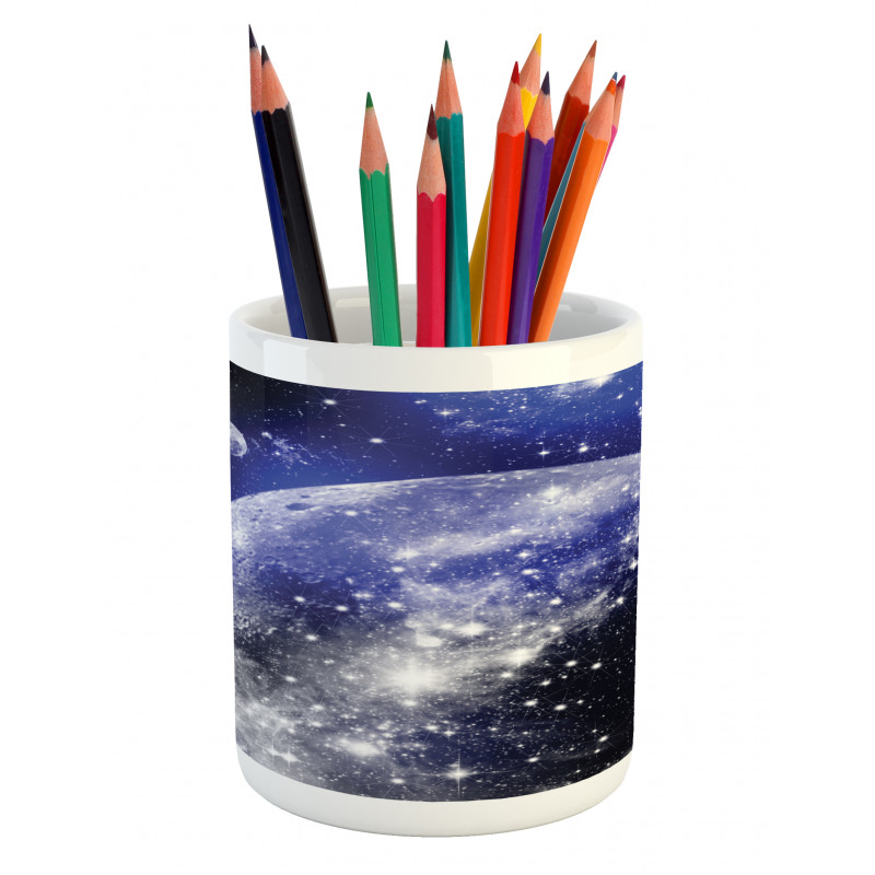 Nebula Galaxy Scenery Pencil Pen Holder