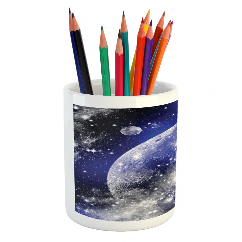 Nebula Galaxy Scenery Pencil Pen Holder