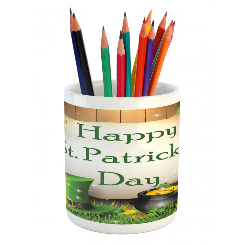 St Patricks Day Pencil Pen Holder