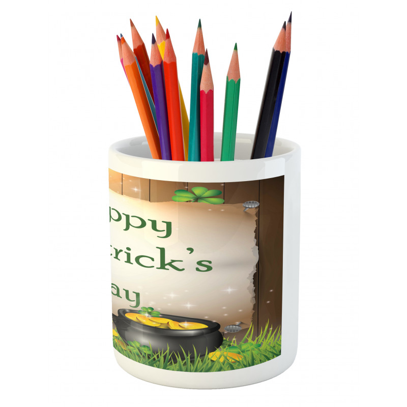 St Patricks Day Pencil Pen Holder