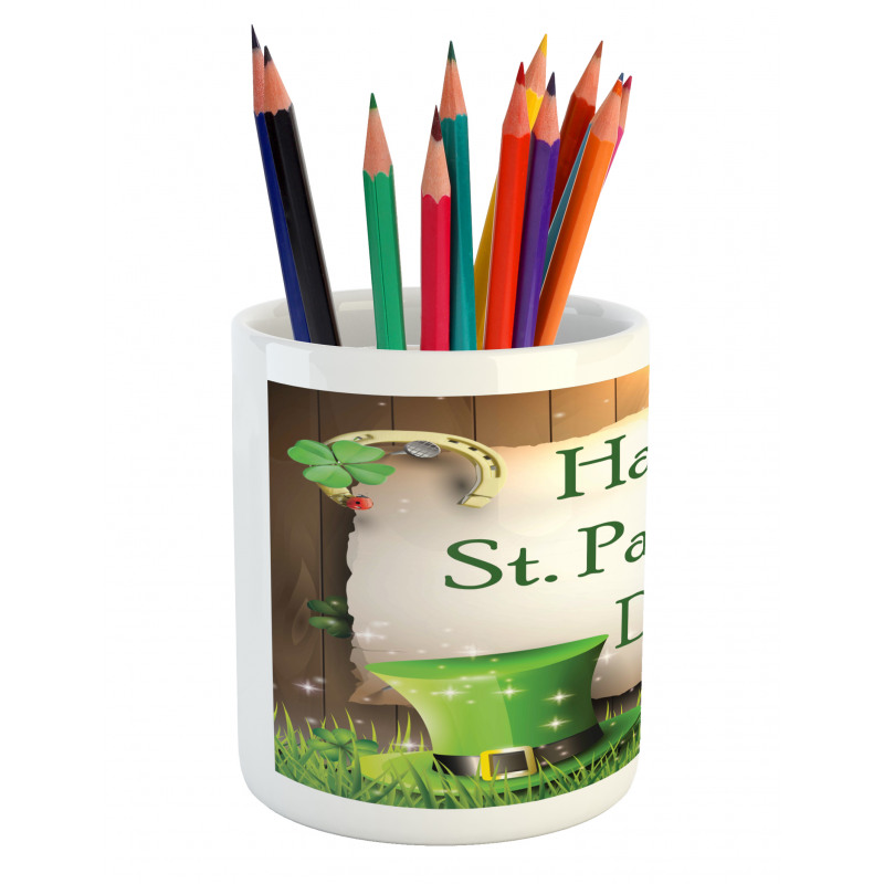 St Patricks Day Pencil Pen Holder