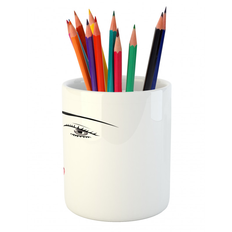 Surprised Facial Expression Pencil Pen Holder