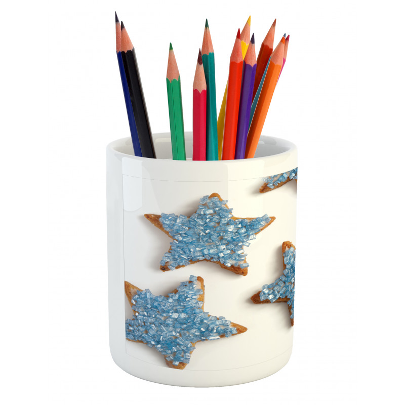 Baked Biscuits in Star Shape Pencil Pen Holder