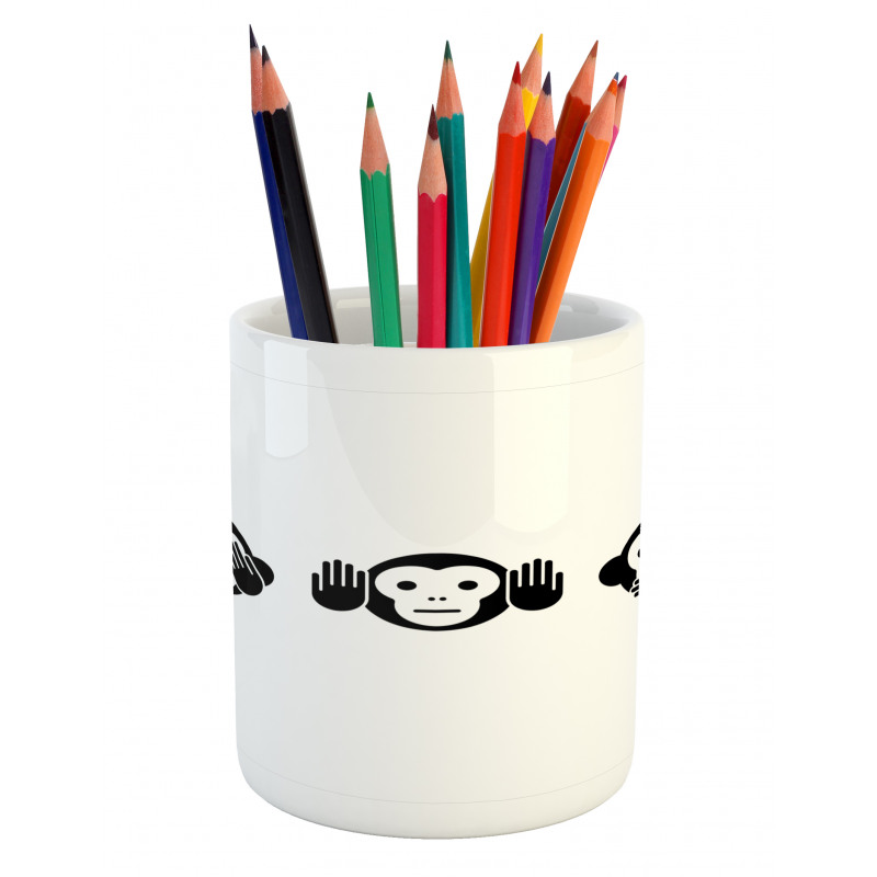 Simple Animal Graphic Pencil Pen Holder