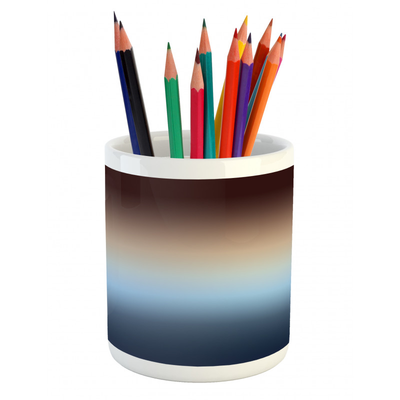 Gradual Color Change Modern Pencil Pen Holder