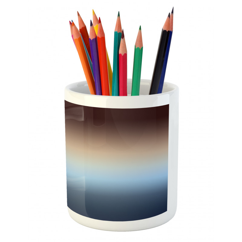 Gradual Color Change Modern Pencil Pen Holder