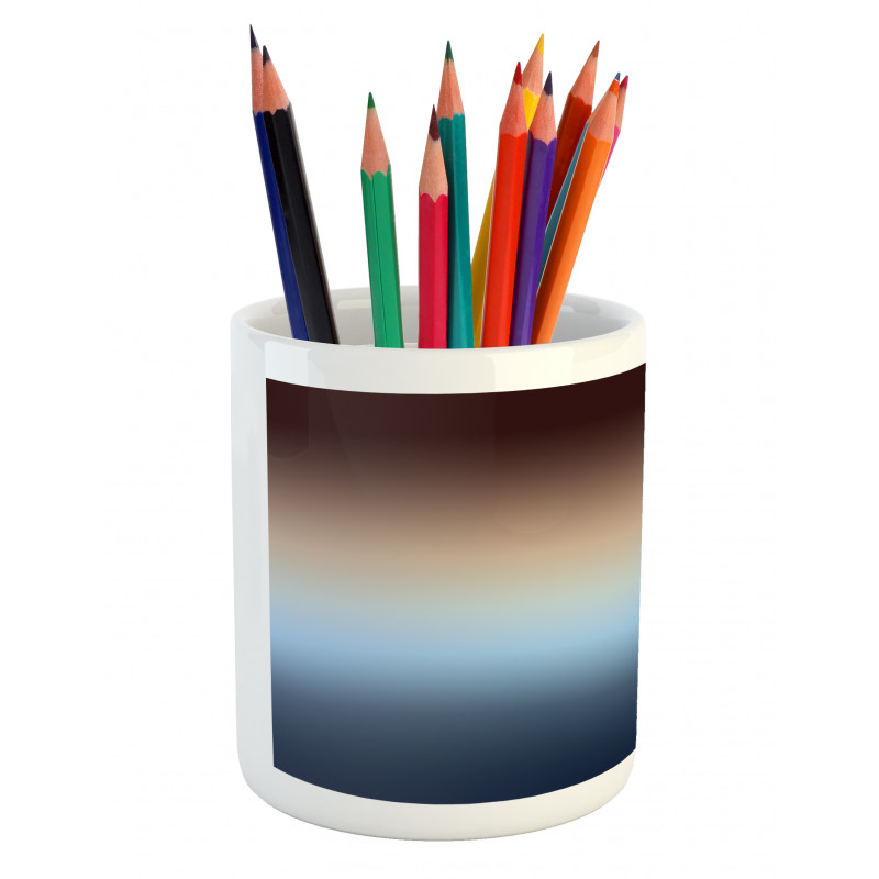 Gradual Color Change Modern Pencil Pen Holder