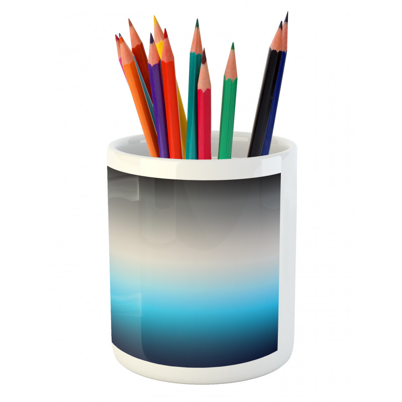 Abstract Color Change Pattern Pencil Pen Holder