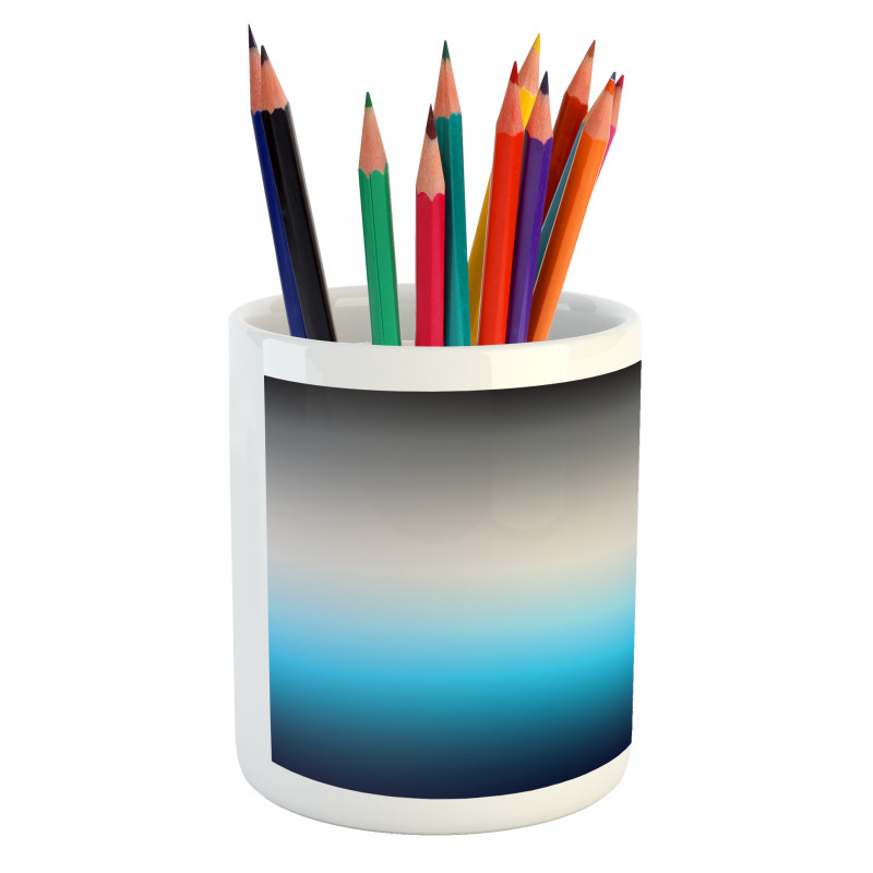 Abstract Color Change Pattern Pencil Pen Holder