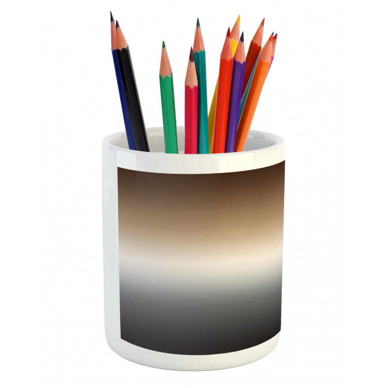 Brown and Grey Pattern Pencil Pen Holder