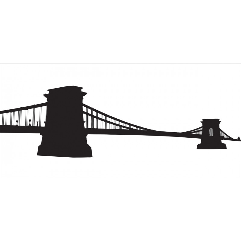 Chain Bridge Budapest Art Pencil Pen Holder