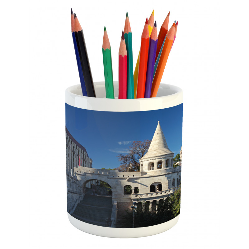 Historic Fisherman Bastion Pencil Pen Holder