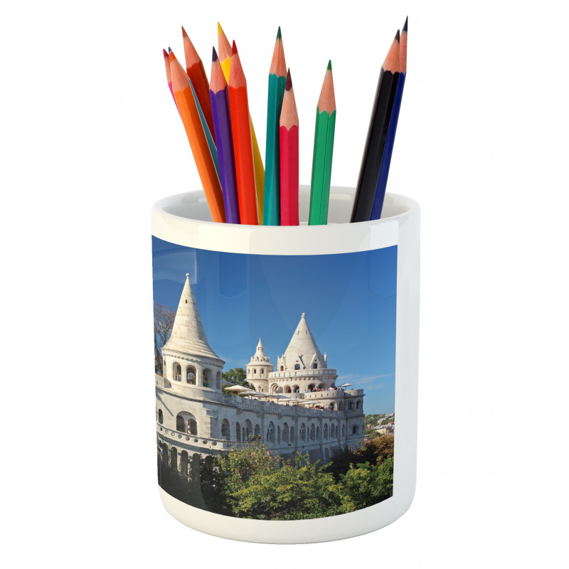 Historic Fisherman Bastion Pencil Pen Holder