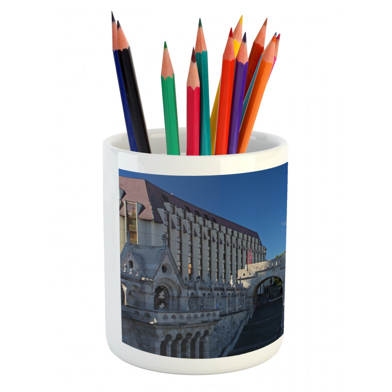 Historic Fisherman Bastion Pencil Pen Holder