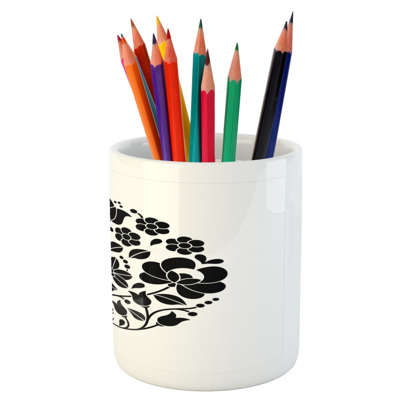 Folk European Culture Art Pencil Pen Holder