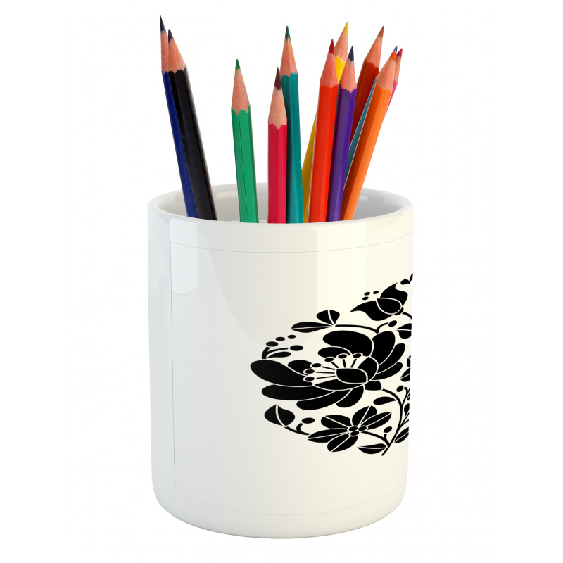 Folk European Culture Art Pencil Pen Holder