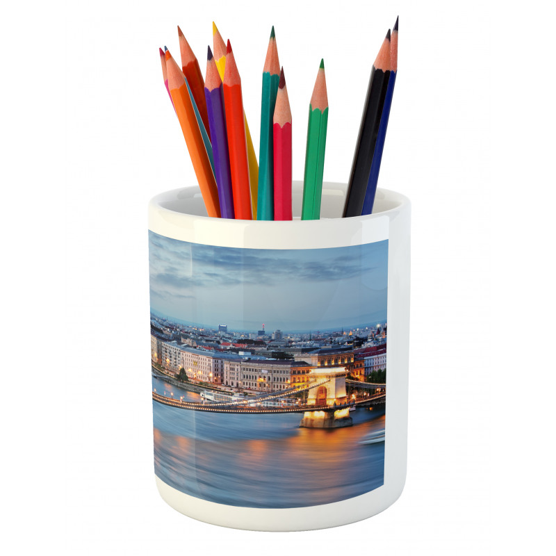 World Tourist Attractions Pencil Pen Holder