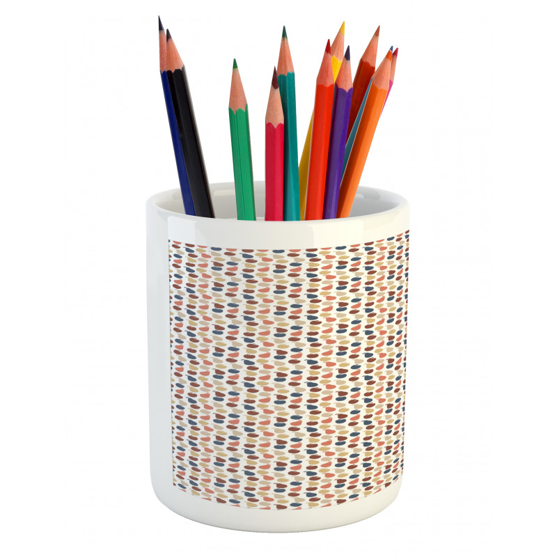 Pastel Colorful Fruits Pattern Pencil Pen Holder