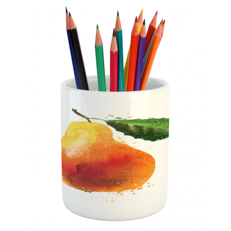 Watercolor Single Fruit Art Pencil Pen Holder