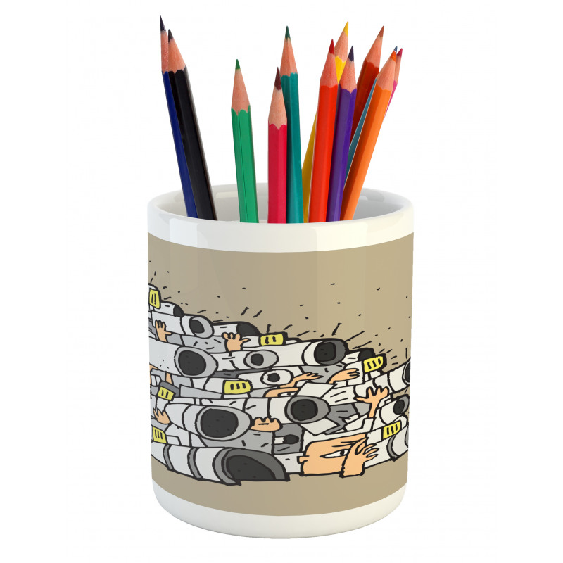 Humor Photographers Art Pencil Pen Holder