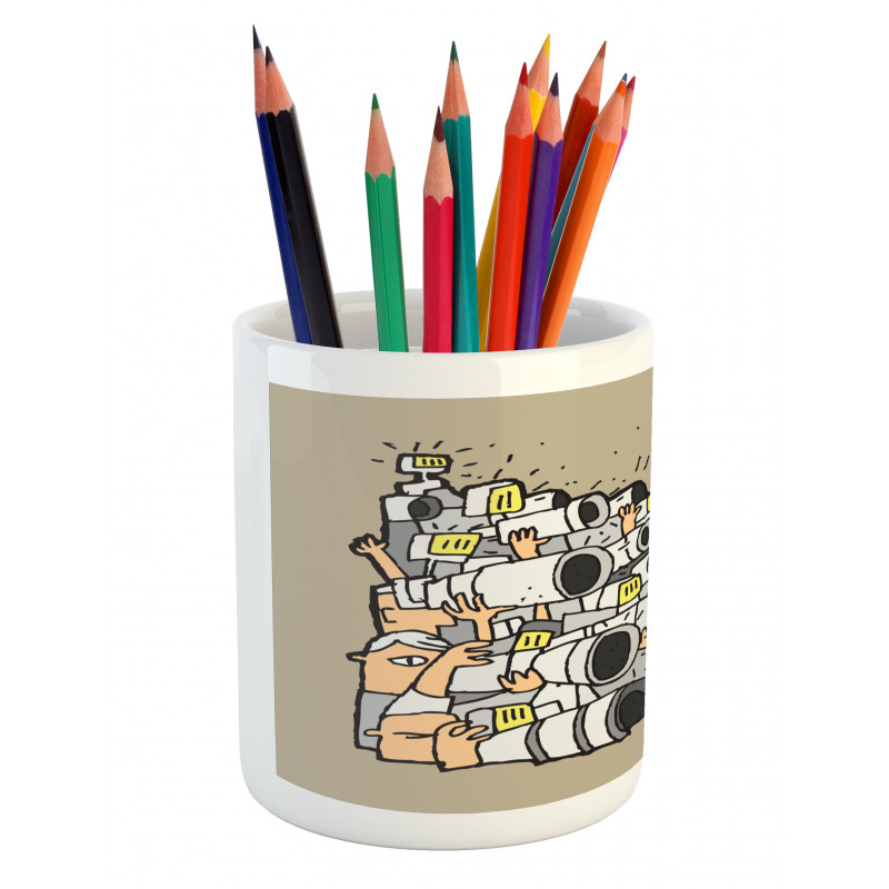 Humor Photographers Art Pencil Pen Holder