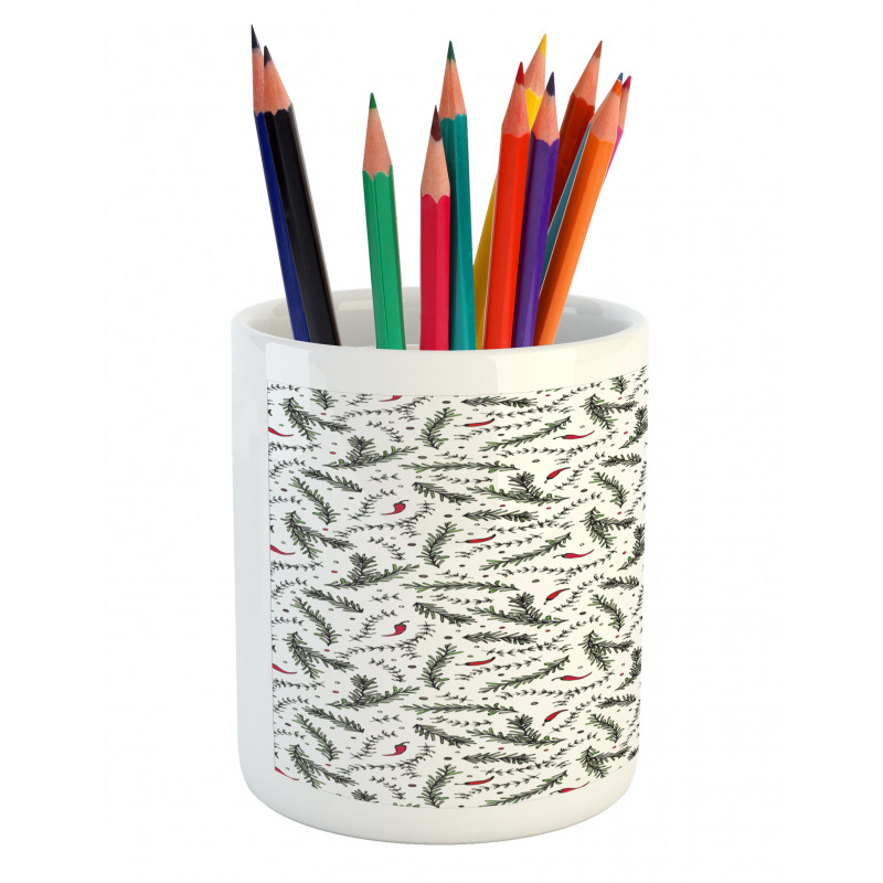 Pepper Rosemary and Thyme Pencil Pen Holder