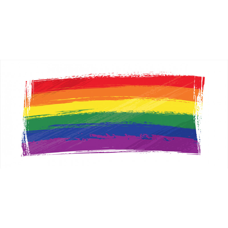 Watercolor Rainbow Flag Love Pencil Pen Holder