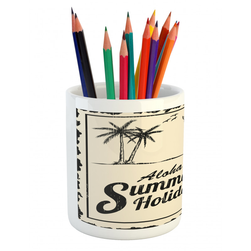 Aloha Summer Holidays Pencil Pen Holder