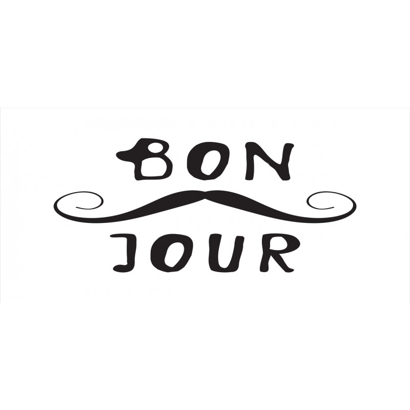 Manly Mustache and Bonjour Pencil Pen Holder