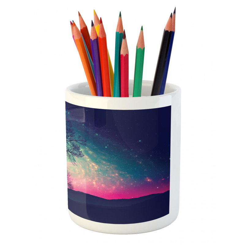 Aurora Borealis Pencil Pen Holder